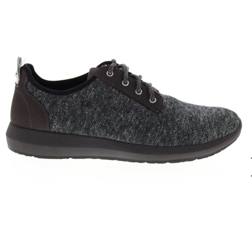 Earth BOOMER Black Multi Soft Structure Textile Lace Up Casual Sneakers